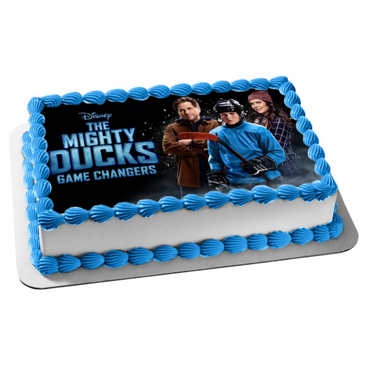 The Mighty Ducks: Game Changer Gordon Alex Evan Edible Cake Topper Image ABPID53843