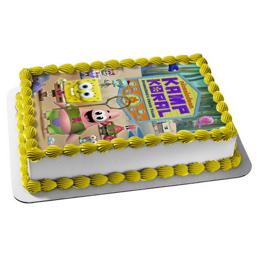 Kamp Koral: Spongebob's Under Years Sandy Patrick Squidword Mr. Krabs Gary Edible Cake Topper Image ABPID53868