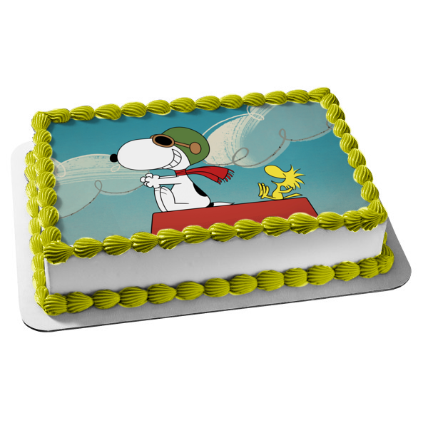 The Snoopy Show Woodstock Edible Cake Topper Image ABPID53876