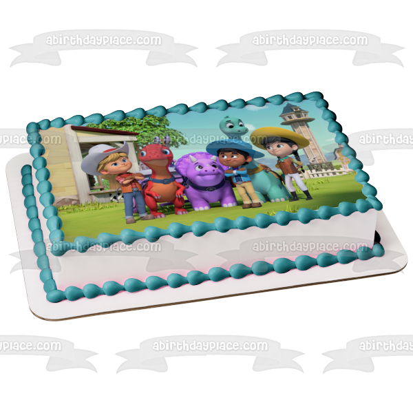 Dino Ranch Min Miguel Jon Edible Cake Topper Image ABPID53890