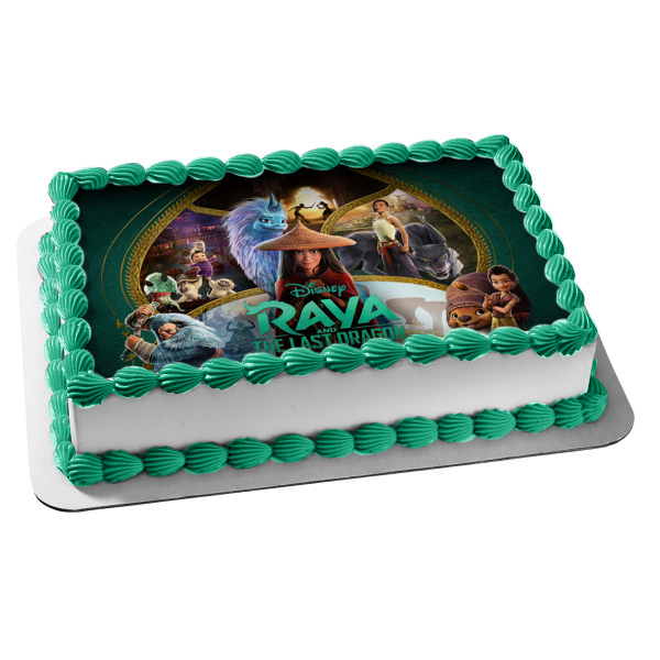 Raya and the Last Dragon Sisu Namaari Virana Dang Hu Edible Cake Topper Image ABPID53906