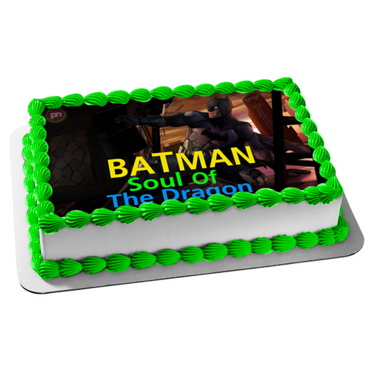 Batman Soul of the Dragon Edible Cake Topper Image ABPID53925