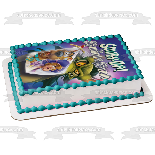 Scooby-Doo! The Sword and the Scoob Shaggy Green Dragon Edible Cake Topper Image ABPID53912