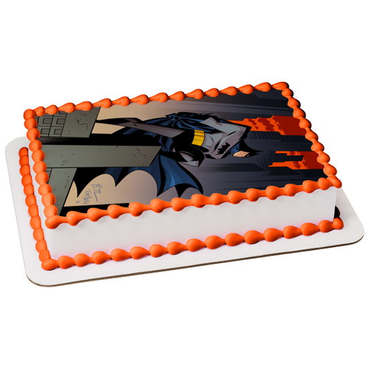 Batman Soul of the Dragon Batman In the City Edible Cake Topper Image ABPID53927