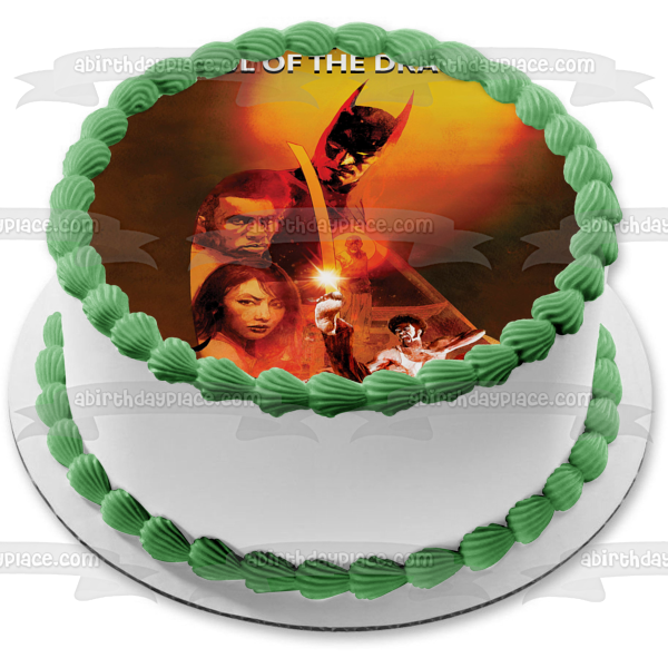 Batman Soul of the Dragon Movie Poster Edible Cake Topper Image ABPID53929