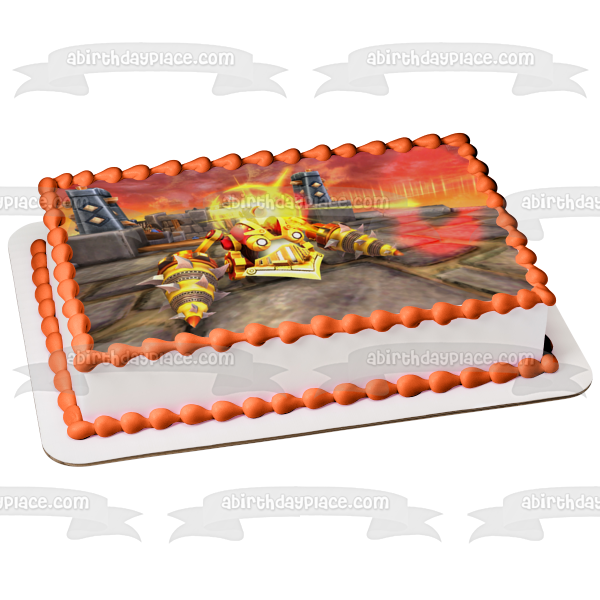 Imagen comestible para tarta de Skylanders Spyro's Adventure Drill Sergeant Rock Path ABPID09240 