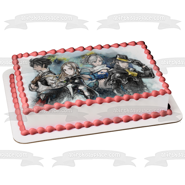 Bravely Default II Tiz Arrior Einheria Venus Imagen comestible para decoración de tarta ABPID53950 