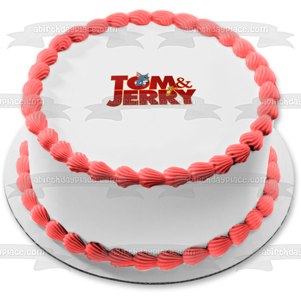 Imagen comestible para decoración de tarta de la película Tom y Jerry ABPID53938 