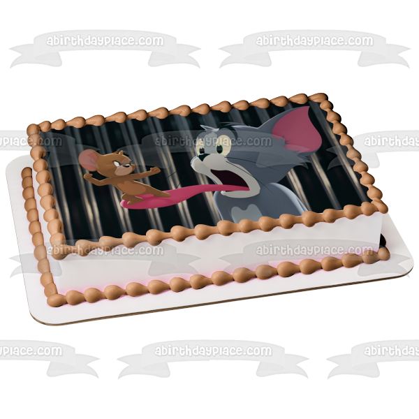 Imagen comestible para decoración de tarta de la película Tom y Jerry ABPID53939 