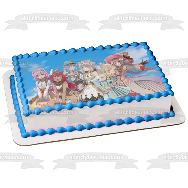 Rune Factory 5 Scarlett Priscilla Lucy Fuka Edible Cake Topper Image ABPID53964