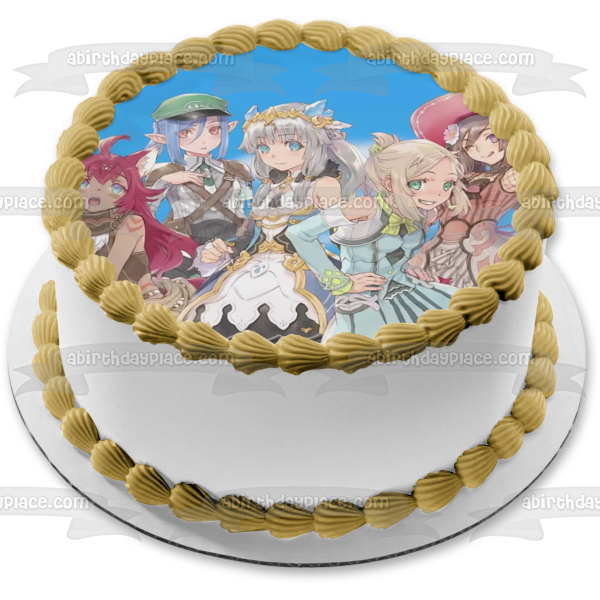 Rune Factory 5 Scarlett Priscilla Lucy Fuka Edible Cake Topper Image ABPID53964