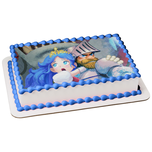 Ghosts N' Goblins Resurrection Arthur Princess Edible Cake Topper Image ABPID53976