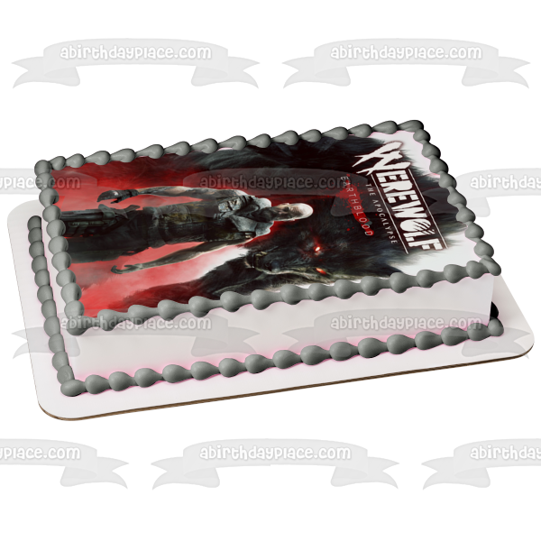 Hombre Lobo: El Apocalipsis-Earthblood Portada del juego Cahal Edible Cake Topper Imagen ABPID53988 