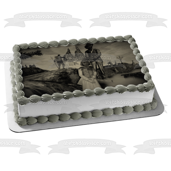 Imagen comestible para decoración de tarta de videojuego de terror Mundaun ABPID53985 