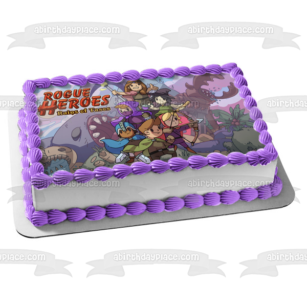 Rogue Heroes: Ruins of Tasos David Paddy Jock Sophia Edible Cake Topper Image ABPID54001