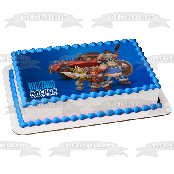 Blizzard Arcade Collection The Lost Vikings Edible Cake Topper Image ABPID54003