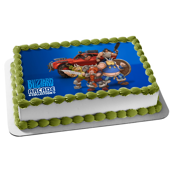 Blizzard Arcade Collection The Lost Vikings Edible Cake Topper Image ABPID54003