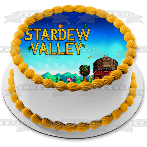 Imagen comestible para decoración de tarta de Stardew Valley ABPID51380 