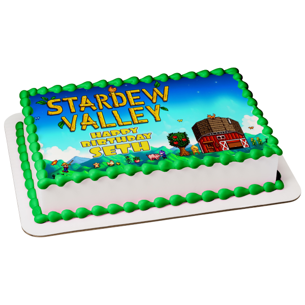 Imagen comestible para decoración de tarta de Stardew Valley ABPID51380 