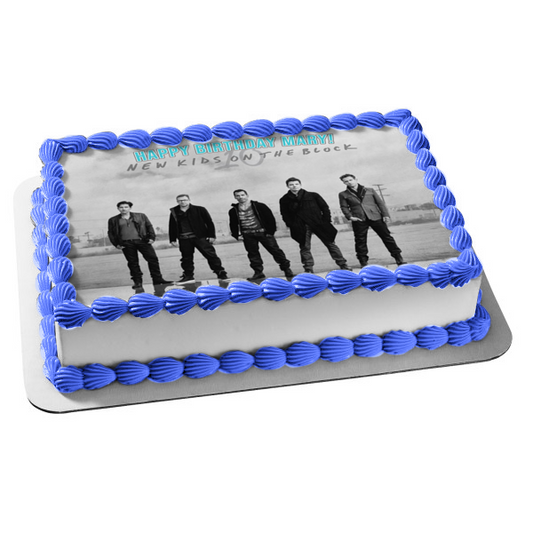 New Kids on the Block 10 Banda musical Donnie Jordan Jonathan Joey Danny Imagen comestible para decoración de tarta ABPID53026 