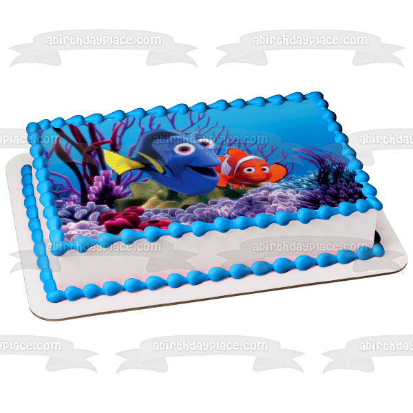 Disney Pixar Buscando a Nemo Dory comestible decoración para tarta imagen ABPID09249 