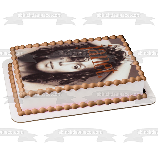 Imagen comestible para tarta de cantante de música Janet Jackson ABPID09919 