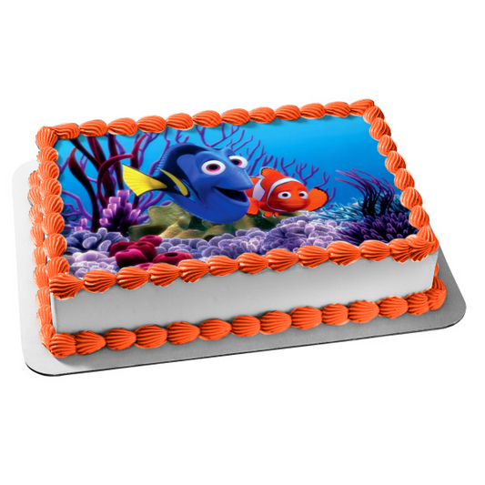 Disney Pixar Finding Nemo Dory Edible Cake Topper Image ABPID09249