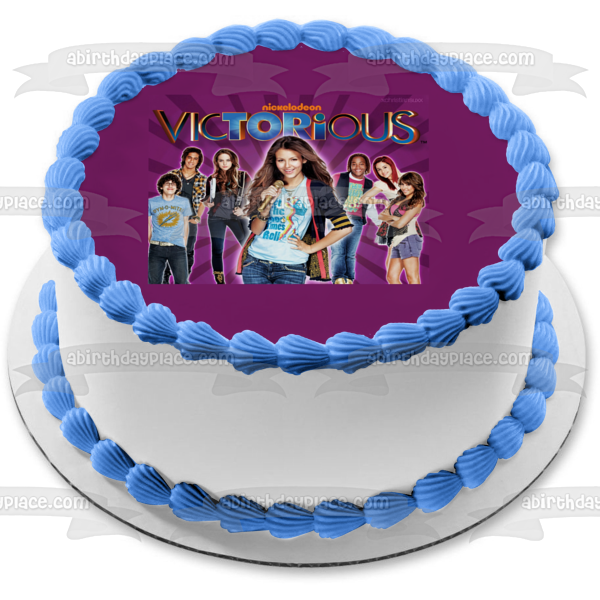 Victorious 4 Tori Vega Jade West Beck Oliver y Cat Valentine Imagen comestible para decoración de tarta ABPID07026 