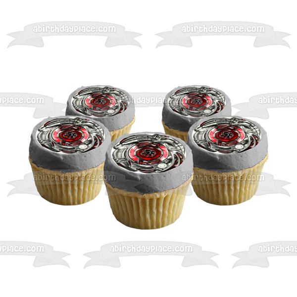 Beyblade Shogun Steel Dark Knight Dragoon Edible Cake Topper Image ABPID51131