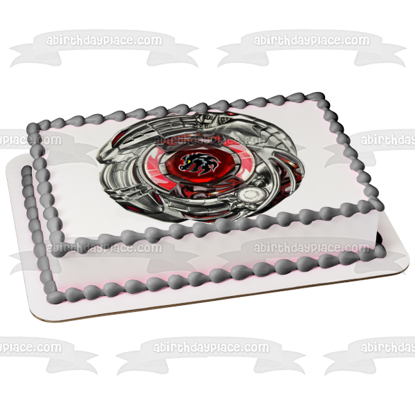 Beyblade Shogun Steel Dark Knight Dragoon Edible Cake Topper Image ABPID51131