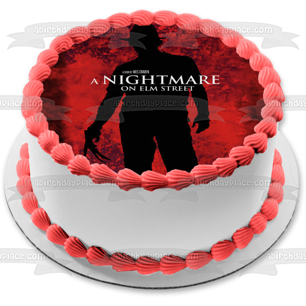 A Nightmare on Elm Street Wes Craven Freddy Krueger Edible Cake Topper Image ABPID52333