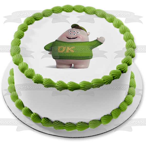 Imagen de adorno comestible para tarta Squishy Squibbles de Scott Monster University de Disney ABPID10093 