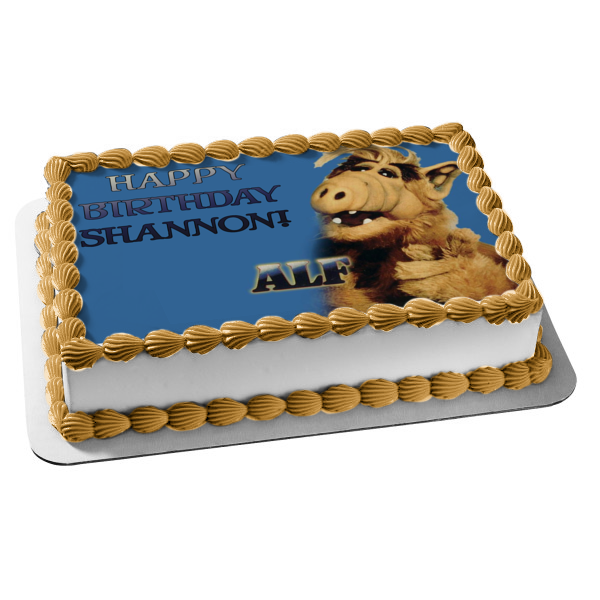 Alf Alien Life Form Television Edible Cake Topper Image ABPID09285