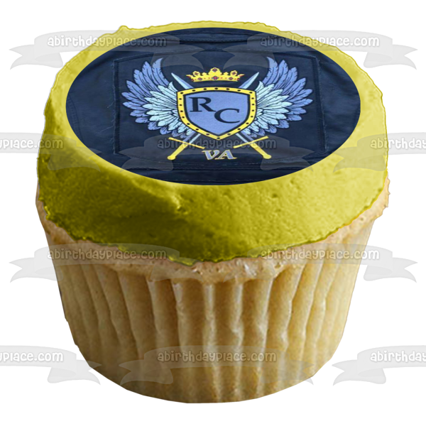 Imagen comestible para decoración de tarta con el logotipo de la policía de Queens Knights ABPID10101 