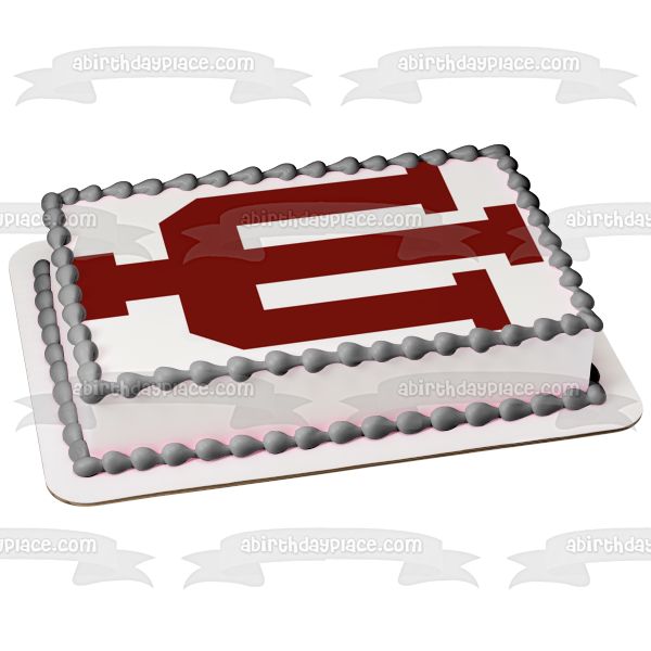 Indiana University Logo NCAA Edible Cake Topper Image ABPID10132