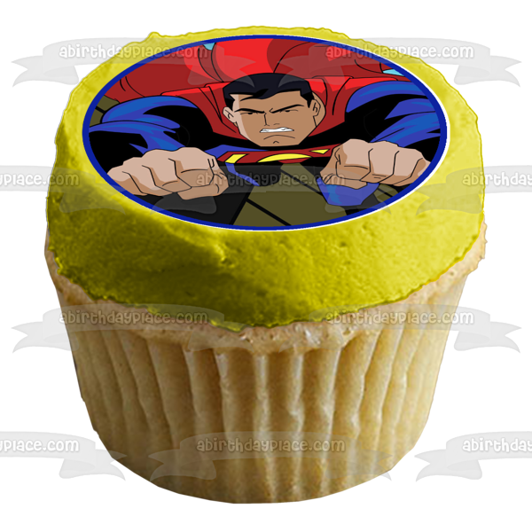 Superman DC Comics volando hacia arriba imagen comestible para decoración de tarta ABPID09354 