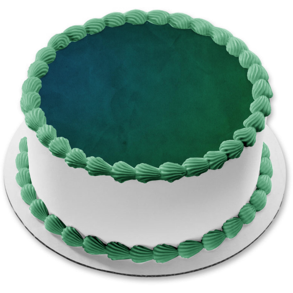 Imagen comestible para decoración de tarta con fondo azul y verde ABPID10577 