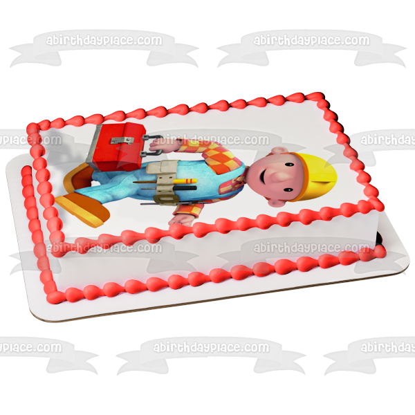 Bob the Builder Edible Cake Topper Image ABPID10582