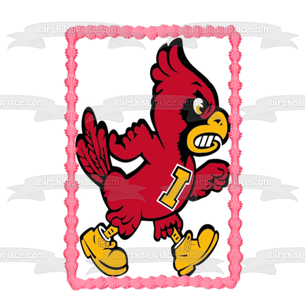 Iowa State Cyclones Logo NCAA Edible Cake Topper Image ABPID10334