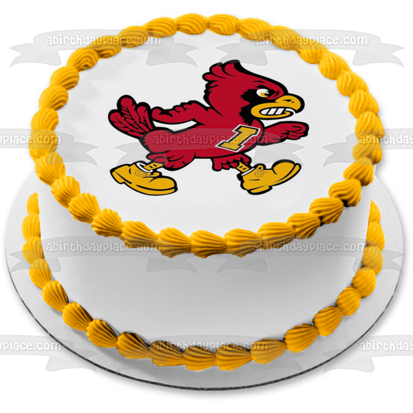 Iowa State Cyclones Logo NCAA Edible Cake Topper Image ABPID10334