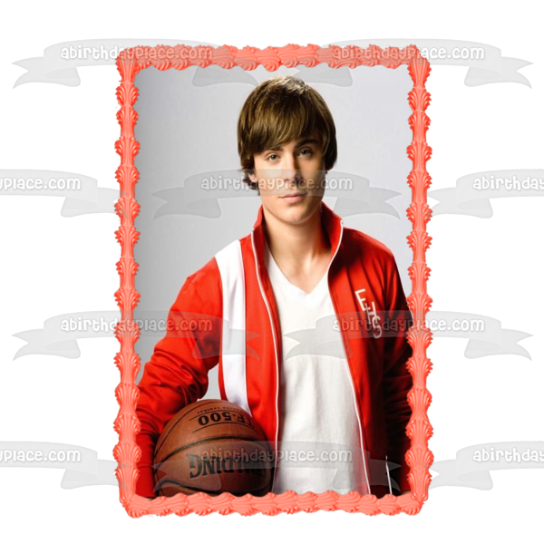 Imagen comestible para tarta de High School Musical Troy Bolton Zac Efron ABPID10906 