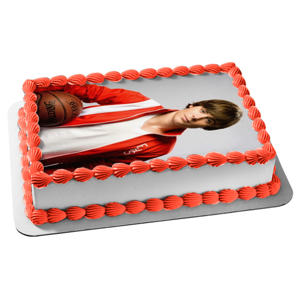 High School Musical Troy Bolton Zac Efron Edible Cake Topper Image ABP ...