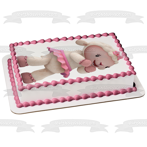 Imagen comestible para decoración de tarta de Doc McStuffins Lambie ABPID10886 