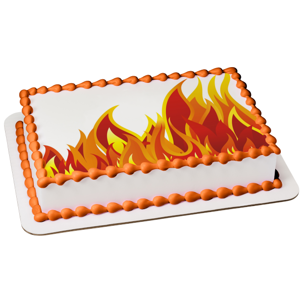 cake on fire