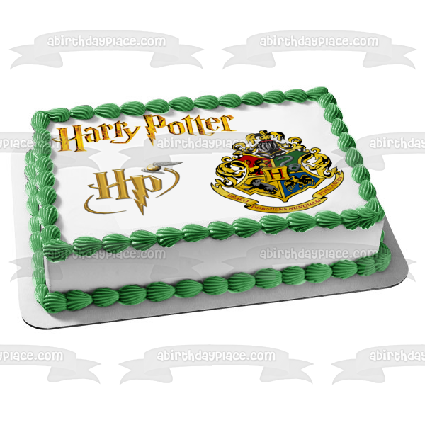 Harry Potter Assorted Logo's Edible Cake Topper Image ABPID11261