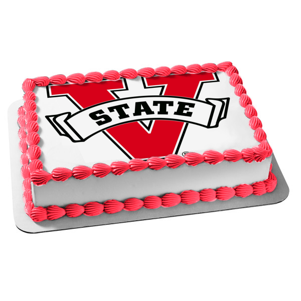 Valdosta State Blazers Athletics Football NCAA Logo Edible Cake Topper Image ABPID11291