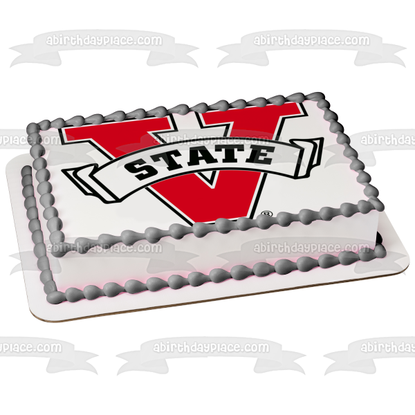 Valdosta State Blazers Athletics Football NCAA Logo Edible Cake Topper Image ABPID11291