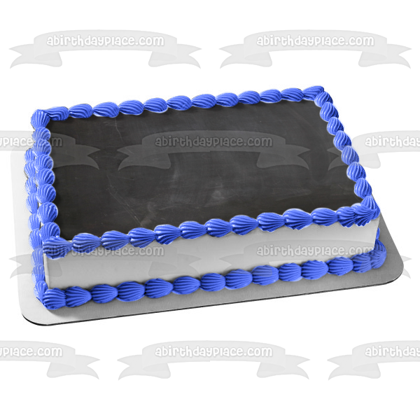 Imagen comestible para decoración de tarta con fondo negro ABPID11139 