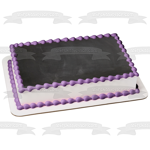 Imagen comestible para decoración de tarta con fondo negro ABPID11139 