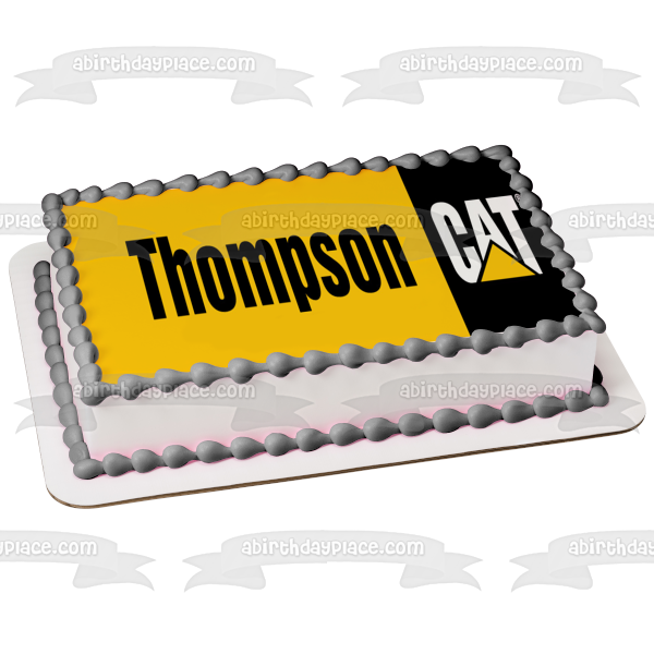 Thompson Tractor Co., Inc. Logo Edible Cake Topper Image ABPID11191